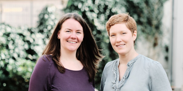 Maike Biedorf und Jenny Völker